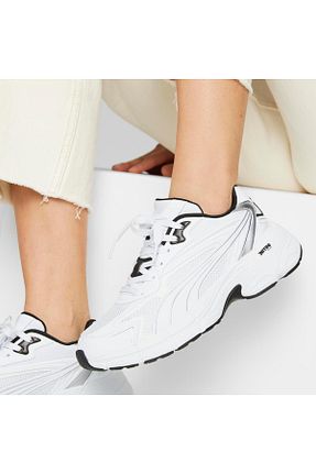 کفش اسنیکر سفید زنانه بند دار Puma - کد 745764674