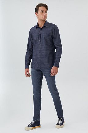 پیراهن سرمه ای مردانه رگولار Lee Cooper - کد 380009363