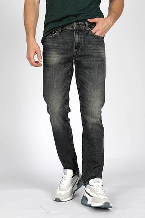 شلوار جین طوسی مردانه پاچه ساده Lee Cooper - کد 824322018