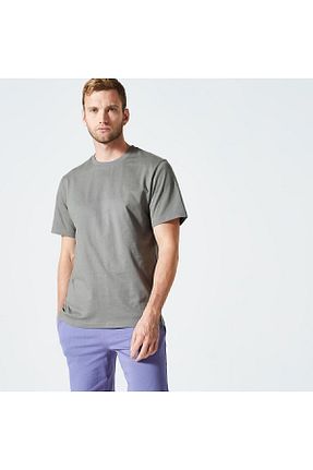 تیشرت اسپرت خاکی مردانه رگولار Decathlon - کد 725019713