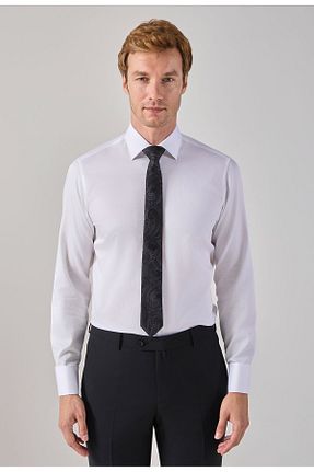 پیراهن سفید مردانه یقه کلاسیک Paşahan - کد 34565284