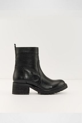 بوت / نیم بوت مشکی زنانه چرم خالص Aldo - کد 858281619