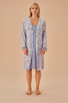 ربدوشام بنفش زنانه مخلوط ویسکون Suwen - کد 858282911