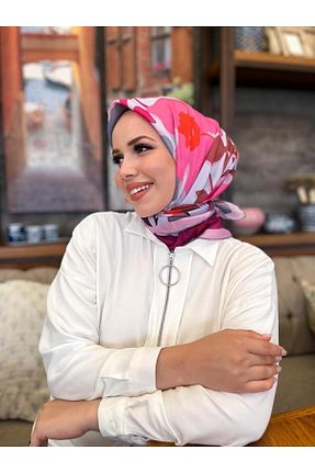 روسری رنگی پلی استر Armine - کد 747341316