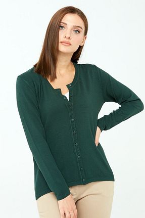 رویه سبز زنانه مخلوط ویسکون Desen Triko - کد 143596650