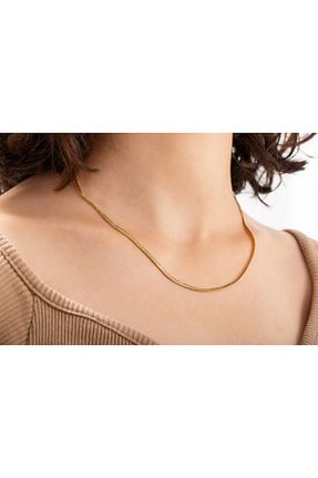 گردنبند طلا طلائی زنانه 14 عیار Üresinler Kuyumculuk - کد 244861461