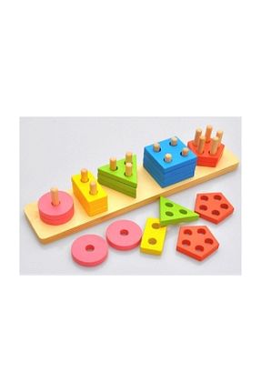 اسباب بازی چوبی قرمز 1+ Wooden Toys - کد 34414452