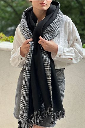 شال گردن مشکی زنانه اکریلیک VERA LİFE - کد 858335997