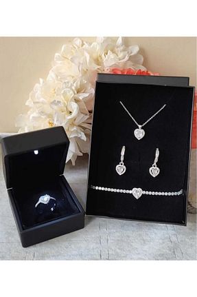 دستبند استیل (فولاد) سفید زنانه استیل (فولاد) HKN AVM ACCESSORİES - کد 844929003
