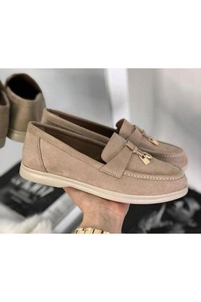 کفش لوفر بژ زنانه جیر LP - کد 844570737