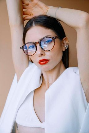 عینک محافظ نور آبی نارنجی زنانه شیشه Bilge Karga - کد 371340271