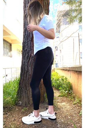 ساق شلواری مشکی زنانه بافتنی İNCEBELLİ - کد 822039660