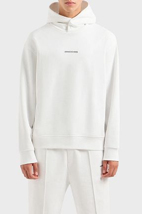سوئیشرت سفید مردانه چاپی Armani Exchange - کد 858290938