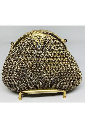 کیف مجلسی طلائی زنانه پارچه ای Noemi - کد 314583179