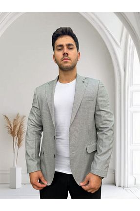 کت طوسی مردانه اسلیم Luisero - کد 858310007