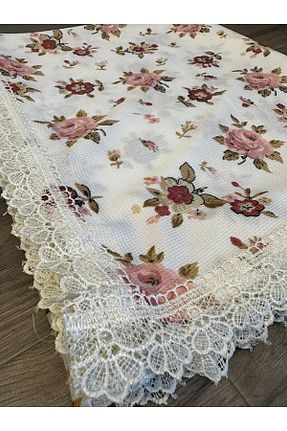 رومیزی سفید پلی استر Dantelux - کد 133172714