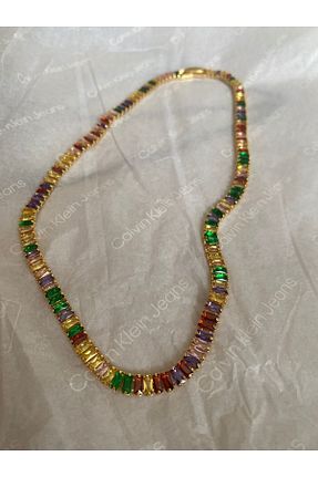 گردنبند استیل ( فولاد ) طلائی زنانه استیل (فولاد) Luna - کد 821774289