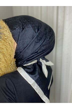 شال مشکی زنانه پنبه پلی استر Orkide - کد 858204158
