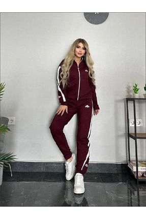 ست کرمکن اسپرت زرشکی زنانه پلی استر estilowear - کد 814550078