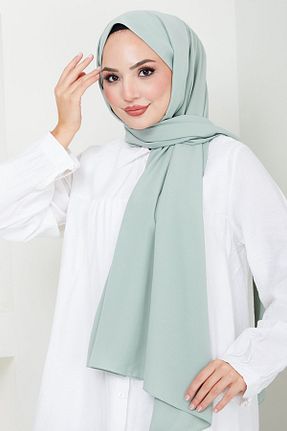 شال سبز زنانه Medine İpeği ModaMerve - کد 858276167