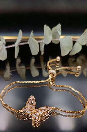 دستبند استیل (فولاد) طلائی زنانه استیل (فولاد) DG AKSESUAR - کد 783350952