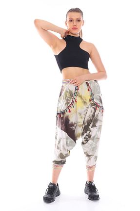 شلوار خاکی زنانه ویسکون PodiumStar - کد 40285719