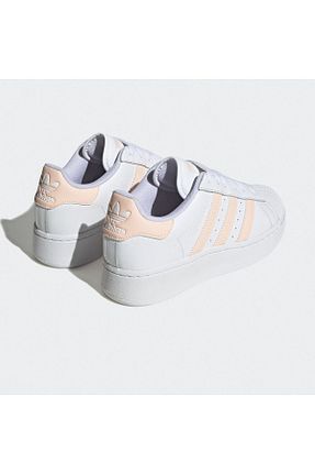 کفش اسنیکر سفید زنانه بند دار adidas - کد 846519715