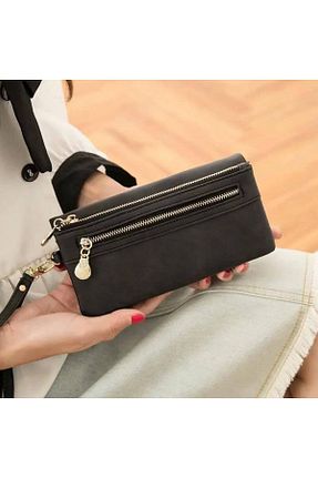 کیف پول مشکی زنانه سایز متوسط rinkadoll - کد 856014779