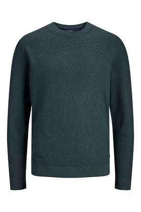 پلیور طوسی مردانه ساده Jack & Jones - کد 858340407