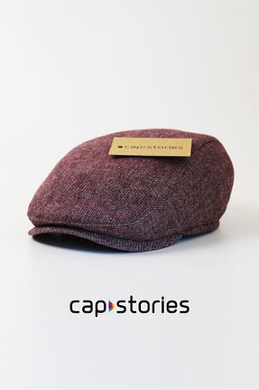 کلاه زرشکی مردانه پنبه ای Capstories - کد 858368180