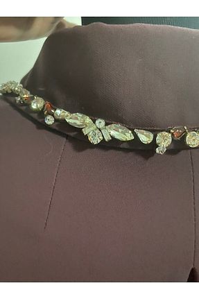 مانتو بلند زرشکی زنانه پنبه ای Machka - کد 729377774