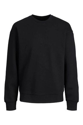 سوئیشرت مشکی مردانه ساده Jack & Jones - کد 373707564