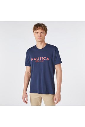 تیشرت سرمه ای مردانه رگولار Nautica - کد 772499409