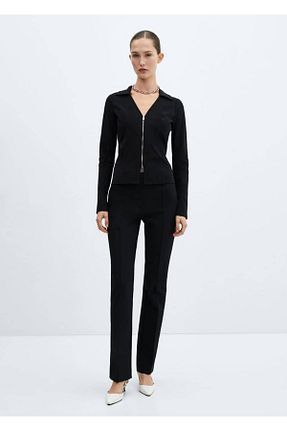 رویه مشکی زنانه پلی استر MANGO - کد 814397478