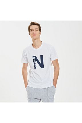 تیشرت سفید مردانه رگولار Nautica - کد 772499562