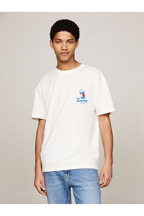 تیشرت طلائی مردانه رگولار Tommy Hilfiger - کد 833471848
