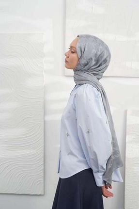 شال طوسی زنانه ARMANDA - کد 817183167