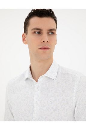 پیراهن سفید مردانه اسلیم فیت Pierre Cardin - کد 831523865