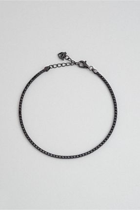 دستبند نقره مشکی زنانه 925 عیار So Chic - کد 858301157