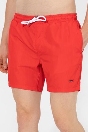 شلوارک ساحلی قرمز مردانه پلی استر U.S. Polo Assn. - کد 435961364