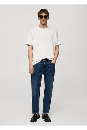 تیشرت سفید مردانه Relaxed MANGO Man - کد 833296572