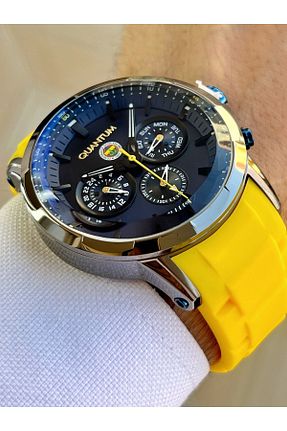 ساعت مچی زرد مردانه 41-45 میلی متر Quantum - کد 767757979