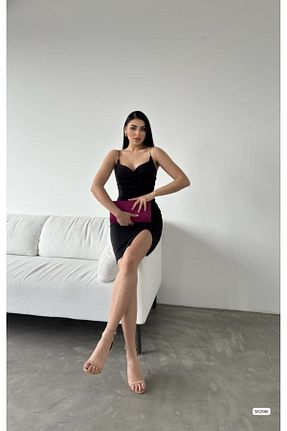 لباس مشکی زنانه بافتنی dükkan10butika - کد 858139072