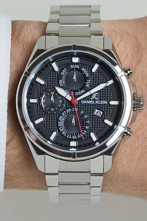 ساعت مچی طوسی مردانه 44 میلی متر Daniel Klein - کد 171709246