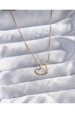 گردنبند استیل ( فولاد ) طلائی زنانه استیل (فولاد) ROYALİST AKSESUAR - کد 858142138