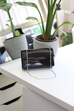 کیف مجلسی مشکی زنانه پارچه ای Moom Bag - کد 858172629