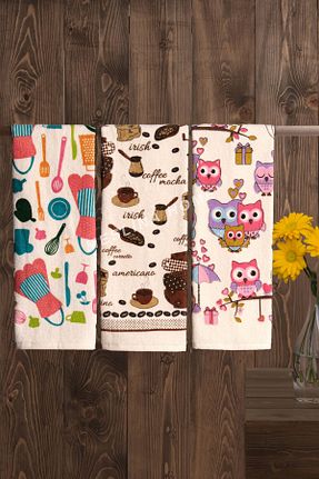 حوله بژ پنبه ای Meslina Home - کد 858203856