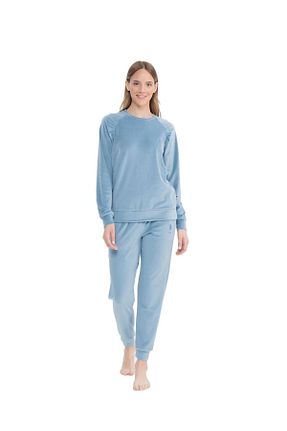ست لباس راحتی آبی زنانه ساده U.S. Polo Assn. - کد 852973496