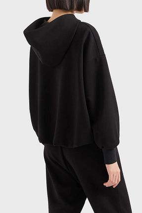 سوئیشرت مشکی زنانه ساده Armani Exchange - کد 858290749