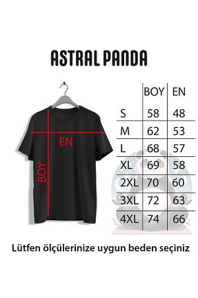تیشرت سایز بزرگ مشکی زنانه اورسایز Astral Panda - کد 858290554